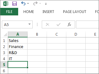 stacking excel drop downs excel 2016