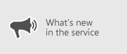 What's new in the service